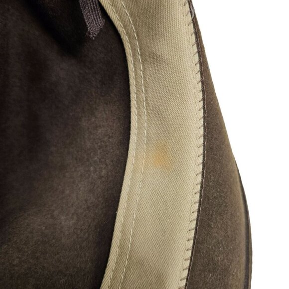 Vintage Dorfman Pacific Brown Wool Felt Fedora cowboy Cowgirl Hat - Picture 6 of 10